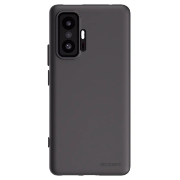 Picasee Μαύρη θήκη σιλικόνης για Xiaomi 11T - Clear