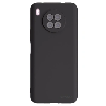 Picasee Μαύρη θήκη σιλικόνης για Huawei Nova 8i - Clear