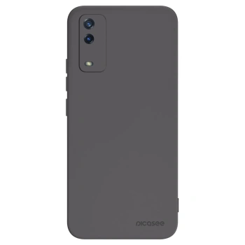 Picasee Μαύρη θήκη σιλικόνης για Vivo Y11s - Clear