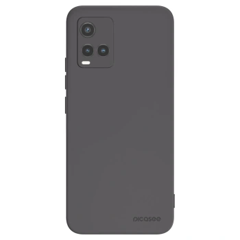 Picasee Μαύρη θήκη σιλικόνης για Vivo Y33s - Clear