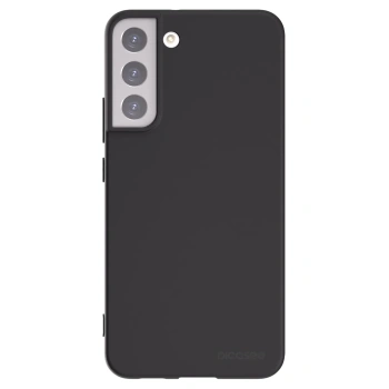 Picasee Μαύρη θήκη σιλικόνης για Samsung Galaxy S22+ 5G - Clear