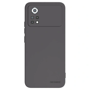 Picasee Μαύρη θήκη σιλικόνης για Xiaomi Poco X4 Pro 5G - Clear