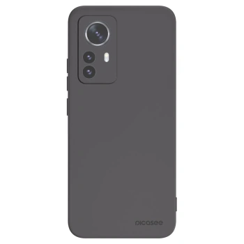 Picasee Μαύρη θήκη σιλικόνης για Xiaomi 12 Pro - Clear