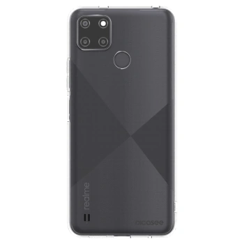 Picasee διαφανής θήκη σιλικόνης Realme C21Y - Clear