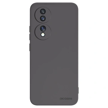 Picasee Μαύρη θήκη σιλικόνης για Honor 70 - Clear