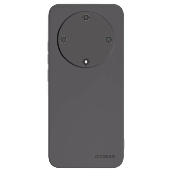 Picasee Μαύρη θήκη σιλικόνης για Honor Magic5 Lite 5G - Clear