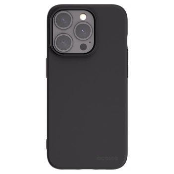 Picasee Μαύρη θήκη σιλικόνης για Apple iPhone 15 Pro - Clear