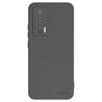 Picasee Μαύρη θήκη σιλικόνης για Xiaomi Poco F5 Pro 5G - Clear