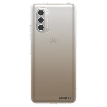 Picasee διαφανής θήκη σιλικόνης Motorola Moto G51 - Clear