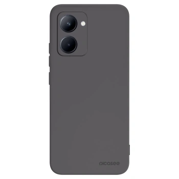 Picasee Μαύρη θήκη σιλικόνης για Realme C33 (2023) - Clear