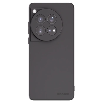 Picasee Μαύρη θήκη σιλικόνης για OnePlus 12 5G - Clear