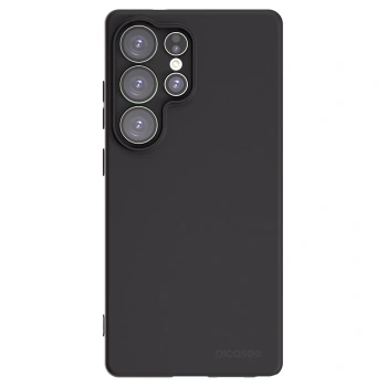 Picasee Μαύρη θήκη σιλικόνης για Samsung Galaxy S25 Ultra 5G - Clear