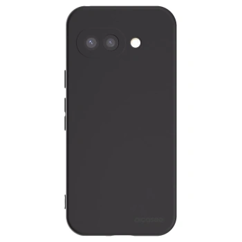 Picasee Μαύρη θήκη σιλικόνης για Google Pixel 9a - Clear