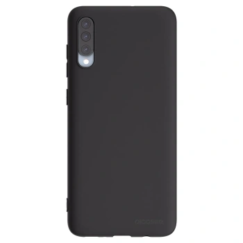 Picasee Μαύρη θήκη σιλικόνης για Samsung Galaxy A70 A705F - Clear