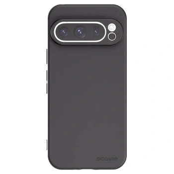Picasee Μαύρη θήκη σιλικόνης για Google Pixel 9 Pro XL - Clear