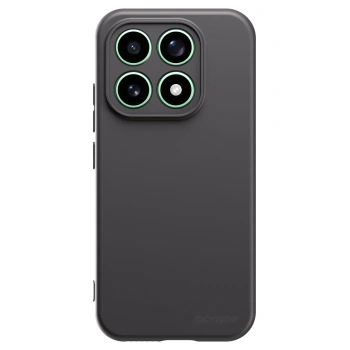 Picasee Μαύρη θήκη σιλικόνης για Xiaomi 17 - Clear