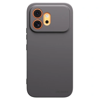 Picasee Μαύρη θήκη σιλικόνης για Honor 600 - Clear