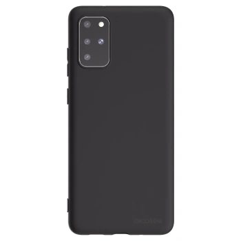 Picasee Μαύρη θήκη σιλικόνης για Samsung Galaxy S20+ G985F - Clear