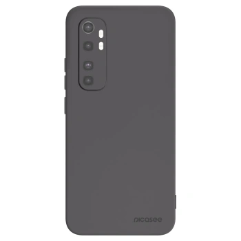 Picasee Μαύρη θήκη σιλικόνης για Xiaomi Mi Note 10 Lite - Clear