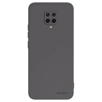 Picasee Μαύρη θήκη σιλικόνης για Xiaomi Redmi Note 9S - Clear