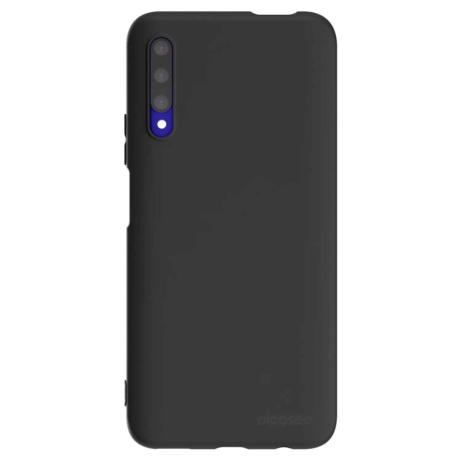Picasee Μαύρη θήκη σιλικόνης για Honor 9X Pro - Clear