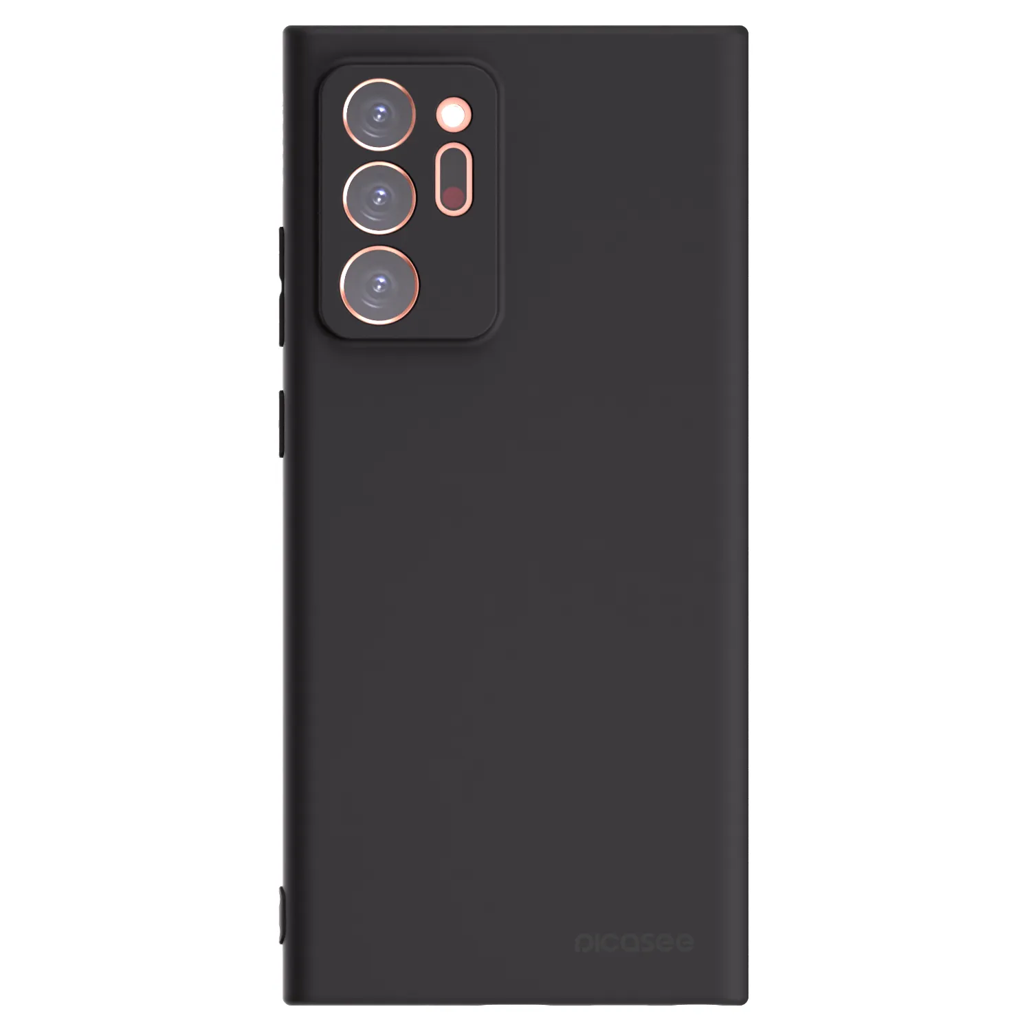 Picasee Μαύρη θήκη σιλικόνης για Samsung Galaxy Note 20 Ultra - Clear