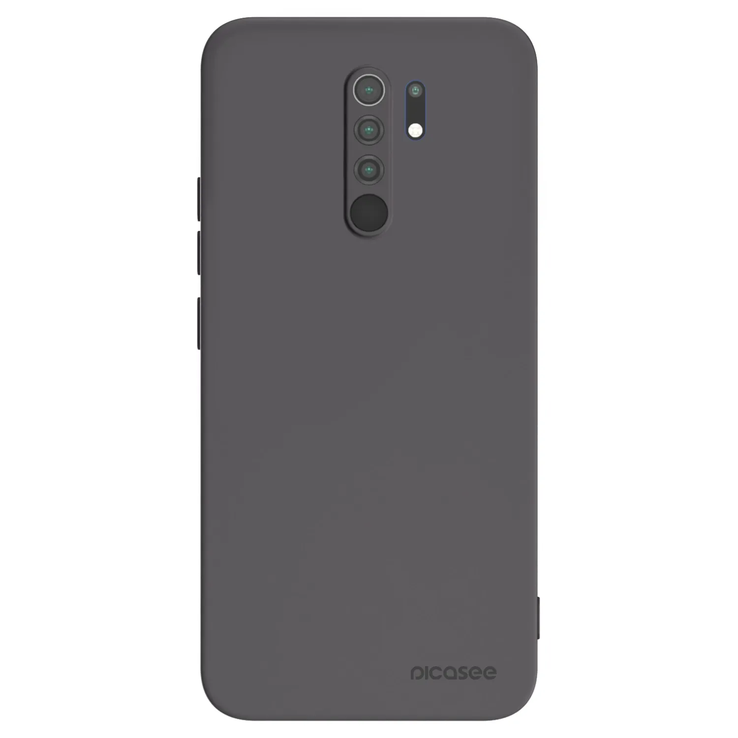 Picasee Μαύρη θήκη σιλικόνης για Xiaomi Redmi 9 - Clear