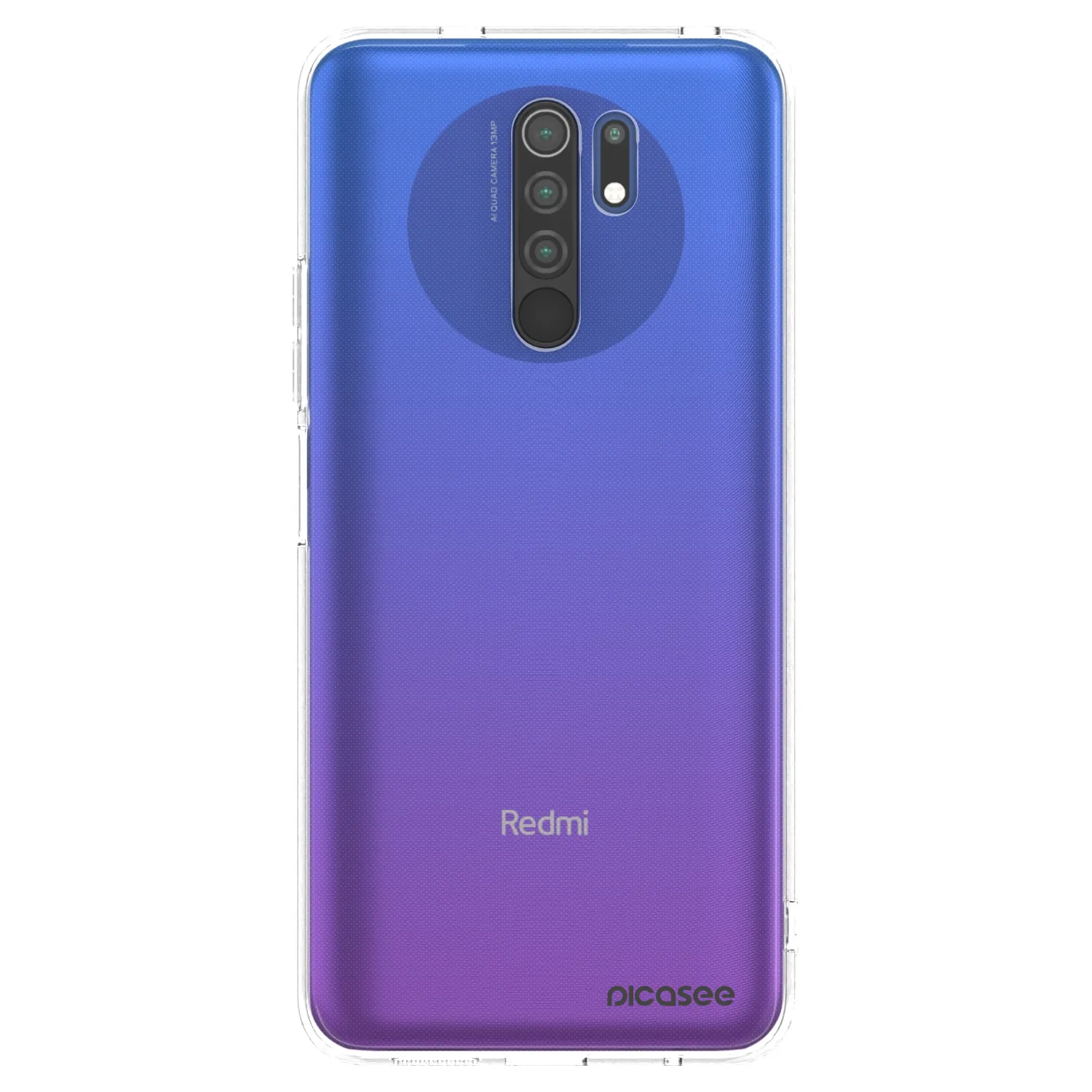 Picasee διαφανής θήκη σιλικόνης Xiaomi Redmi 9 - Clear