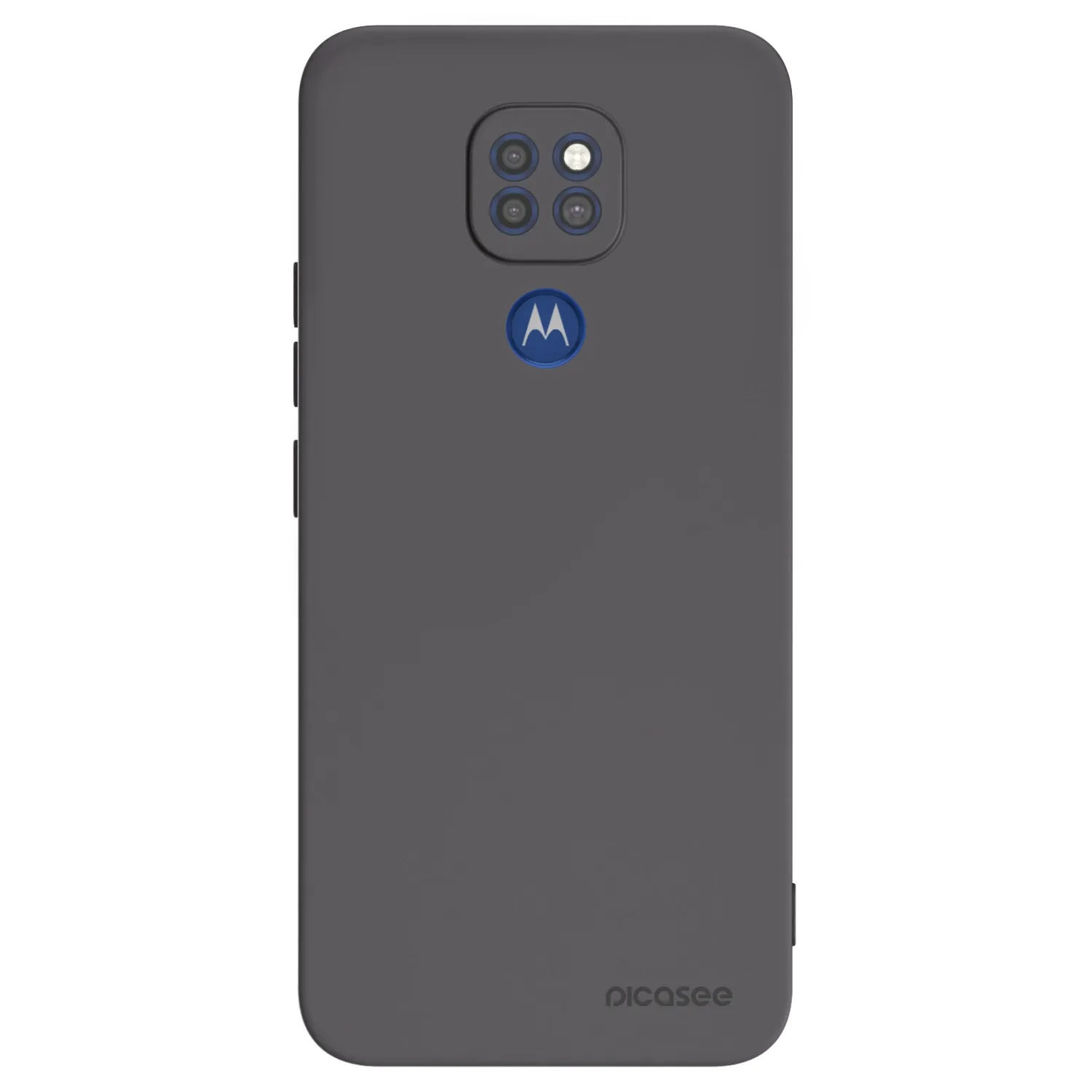 Picasee Μαύρη θήκη σιλικόνης για Motorola Moto G9 Play - Clear