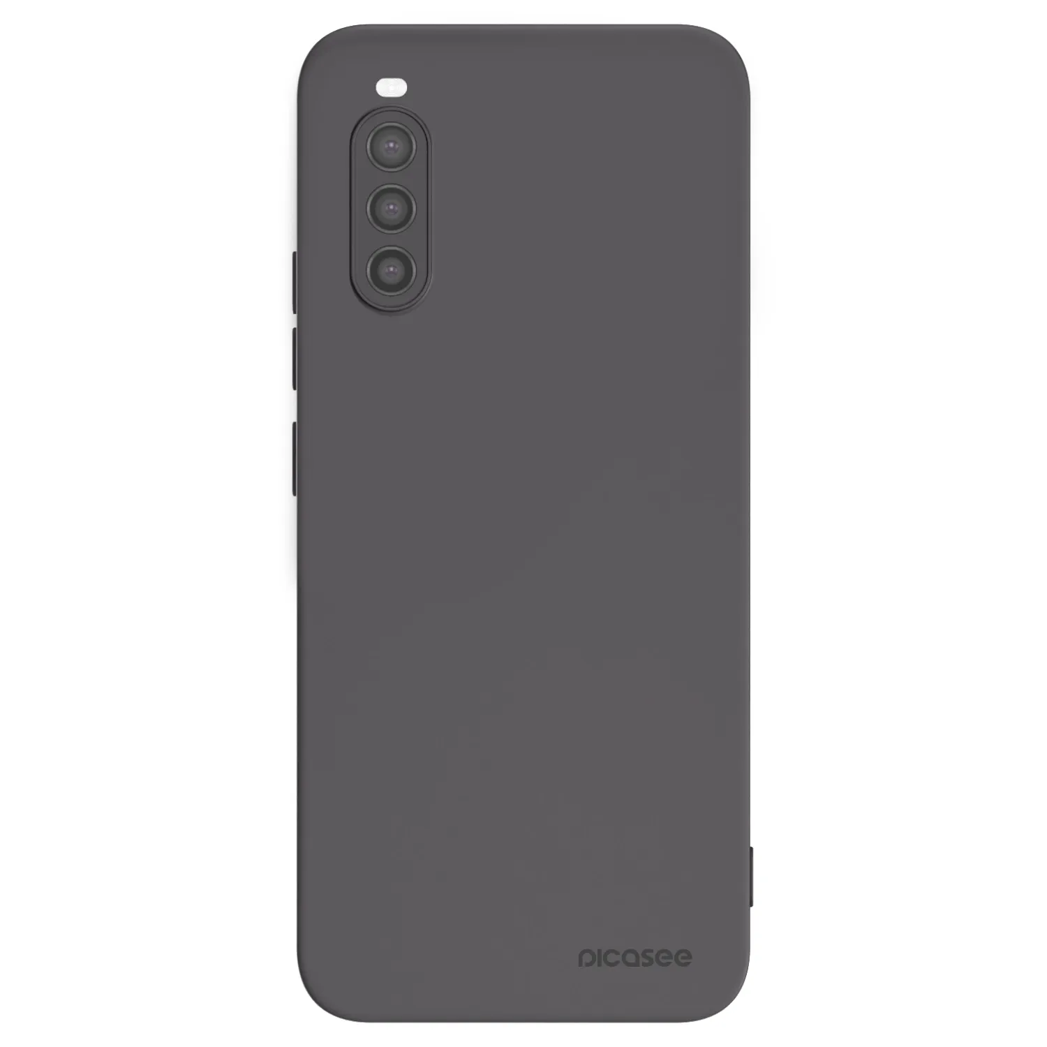 Picasee Μαύρη θήκη σιλικόνης για Sony Xperia 10 II - Clear
