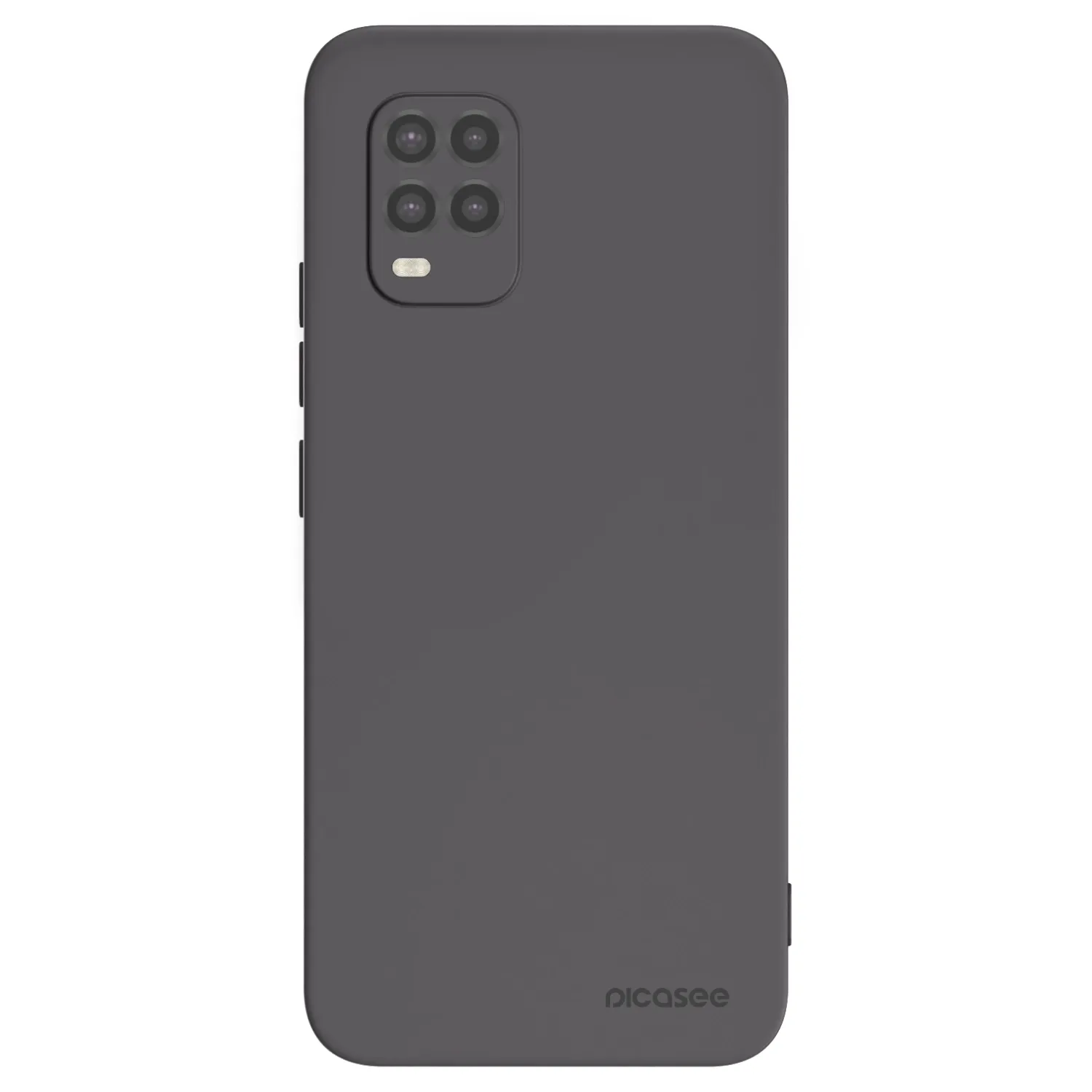 Picasee Μαύρη θήκη σιλικόνης για Xiaomi Mi 10 Lite - Clear