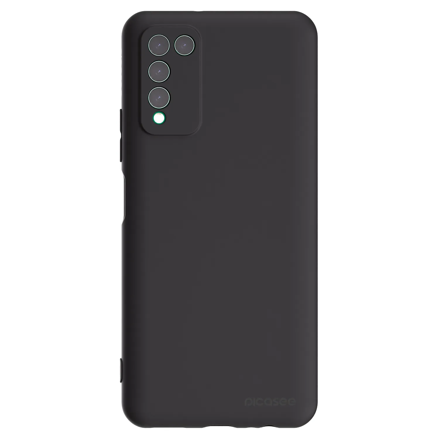 Picasee Μαύρη θήκη σιλικόνης για Honor 10X Lite - Clear