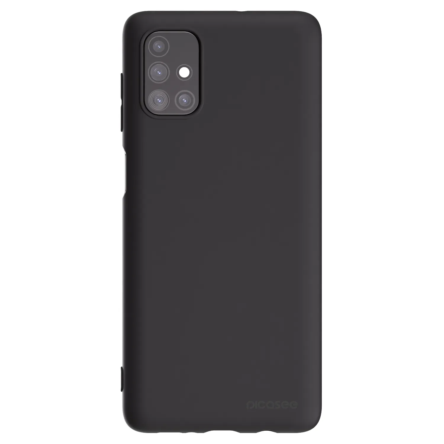 Picasee Μαύρη θήκη σιλικόνης για Samsung Galaxy M51 M515F - Clear