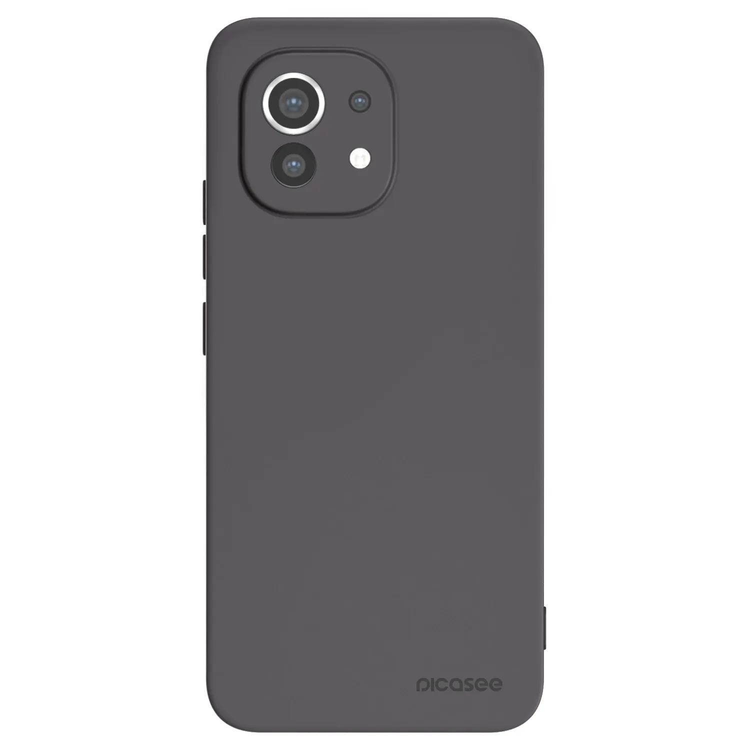 Picasee Μαύρη θήκη σιλικόνης για Xiaomi Mi 11 - Clear