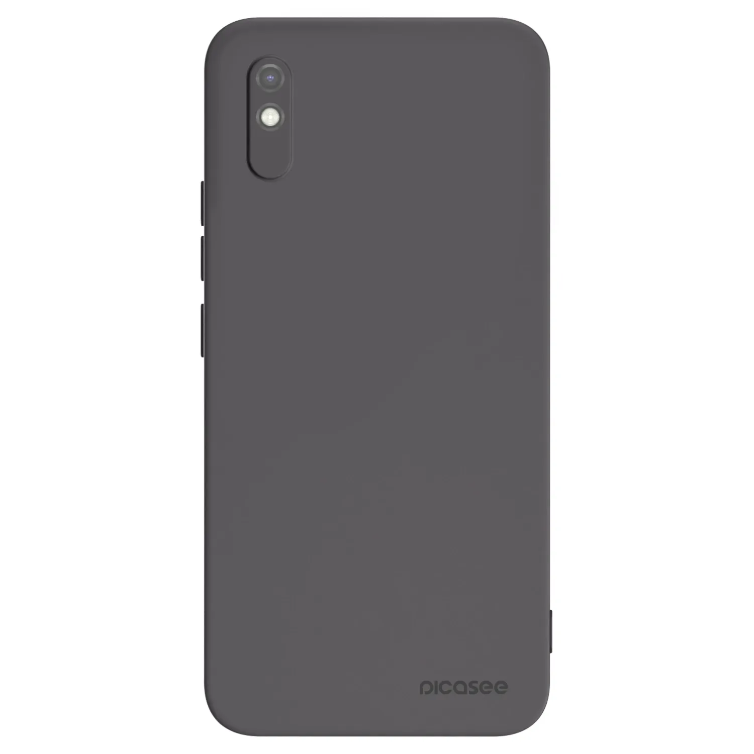 Picasee Μαύρη θήκη σιλικόνης για Xiaomi Redmi 9AT - Clear