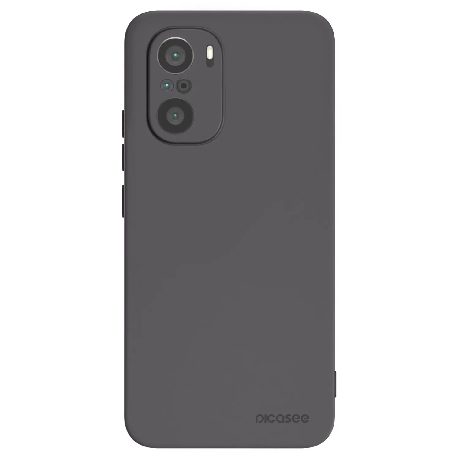 Picasee Μαύρη θήκη σιλικόνης για Xiaomi Poco F3 - Clear
