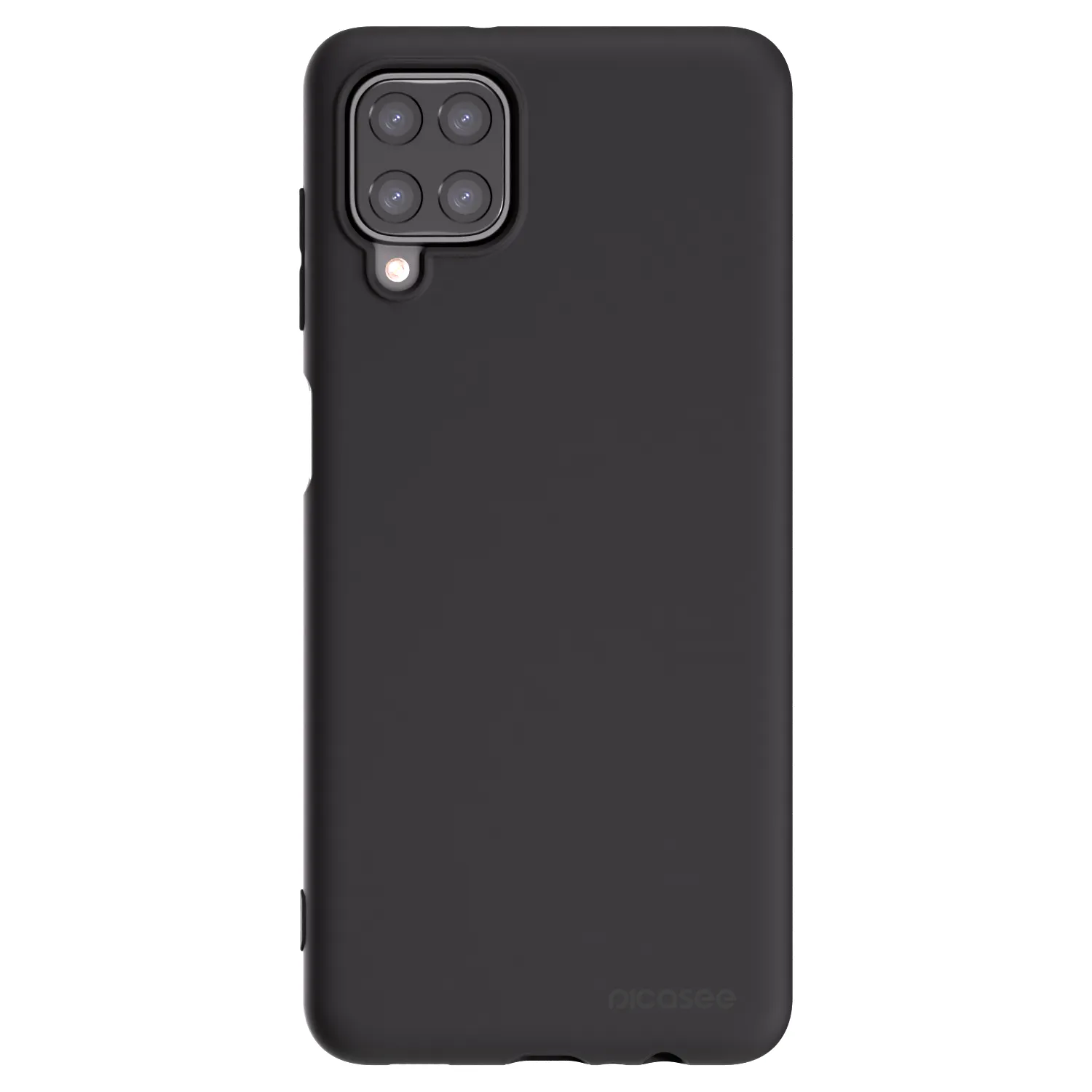 Picasee Μαύρη θήκη σιλικόνης για Samsung Galaxy M12 M127F - Clear