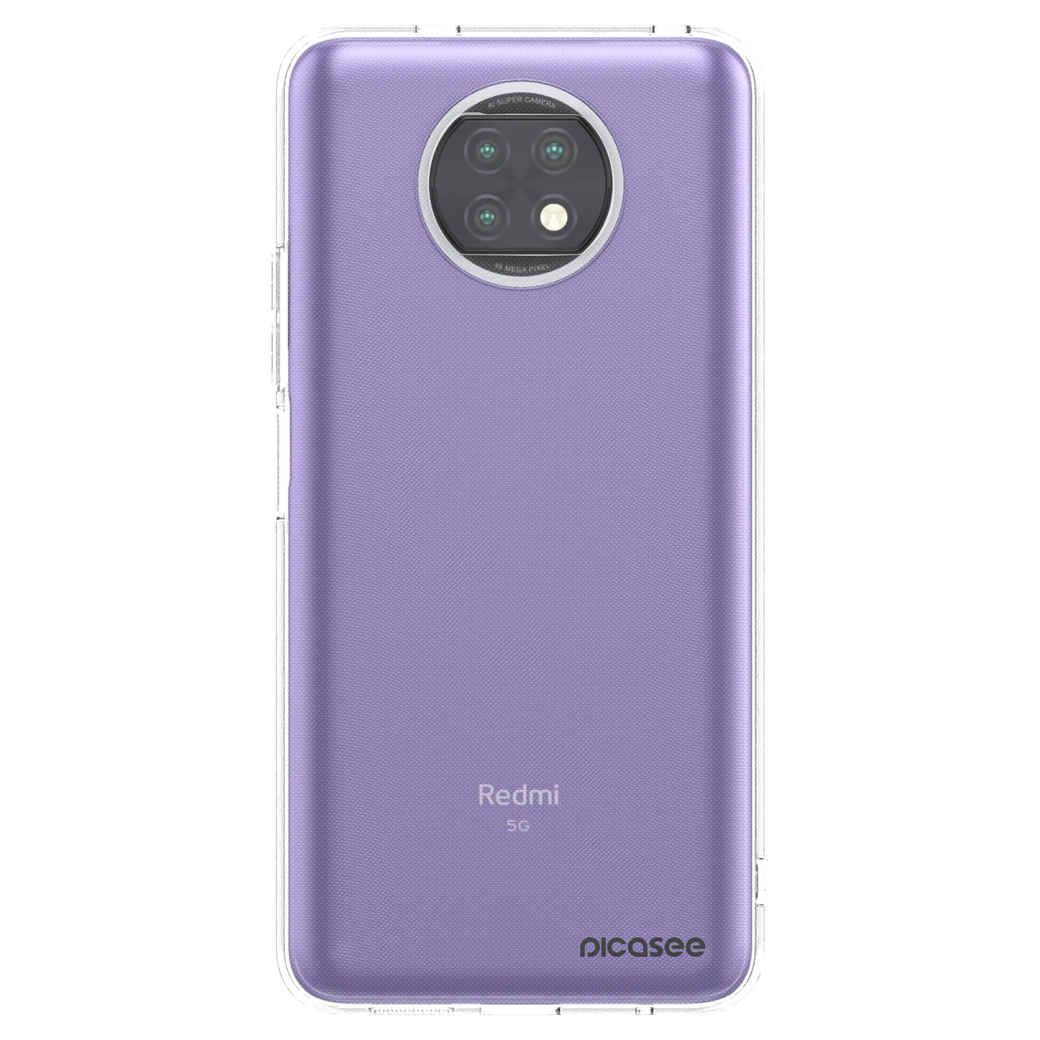 Picasee διαφανής θήκη σιλικόνης Xiaomi Redmi Note 9T - Clear