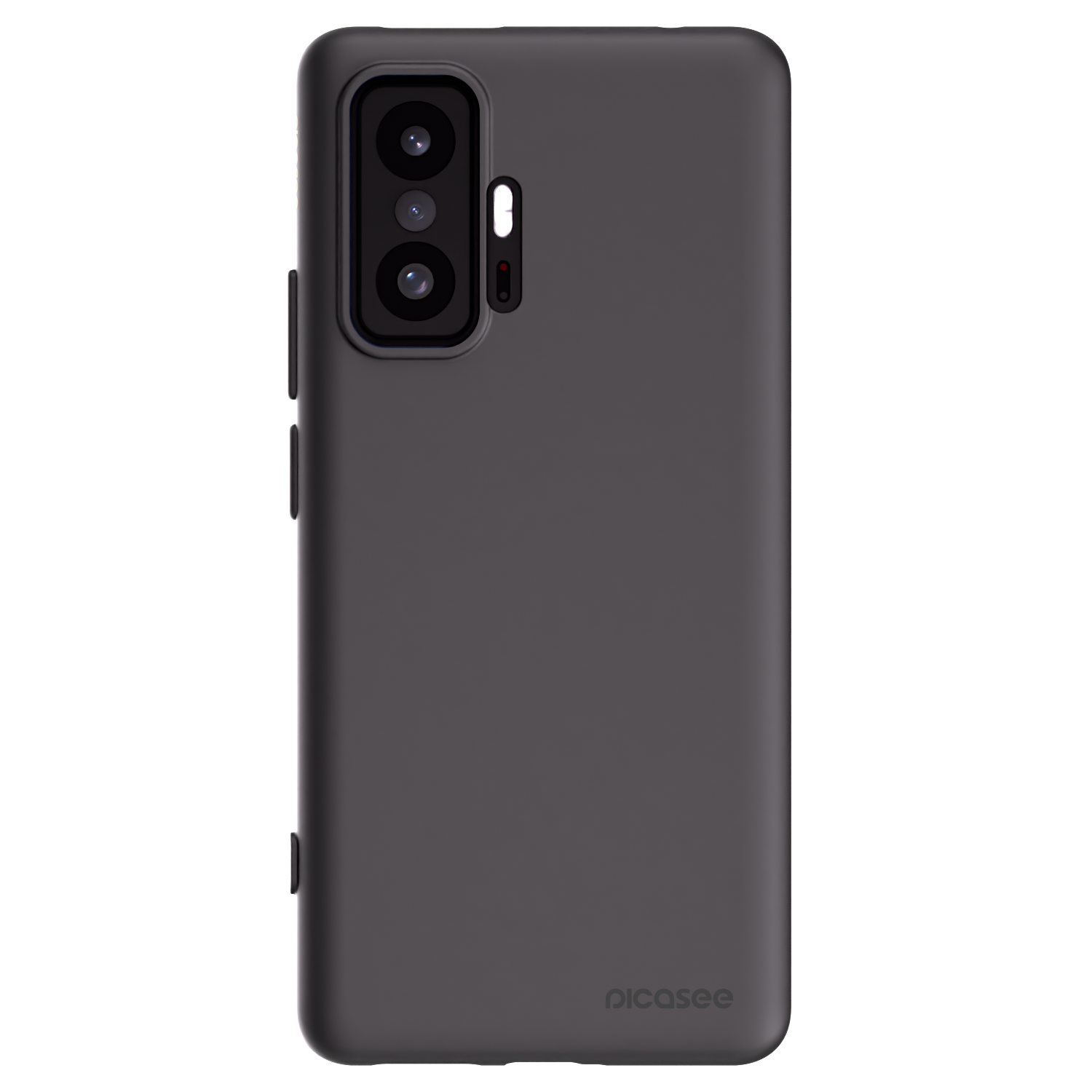 Picasee Μαύρη θήκη σιλικόνης για Xiaomi 11T - Clear