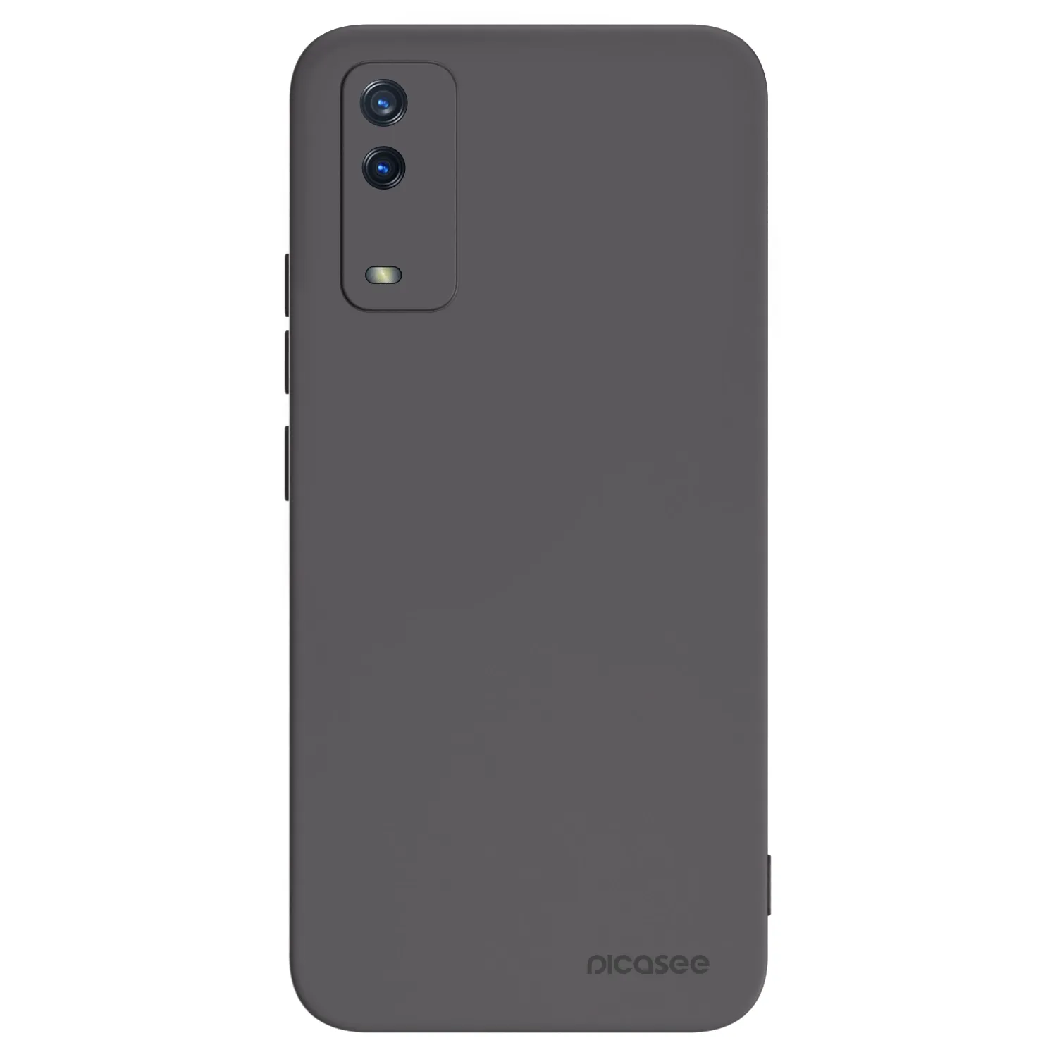 Picasee Μαύρη θήκη σιλικόνης για Vivo Y11s - Clear