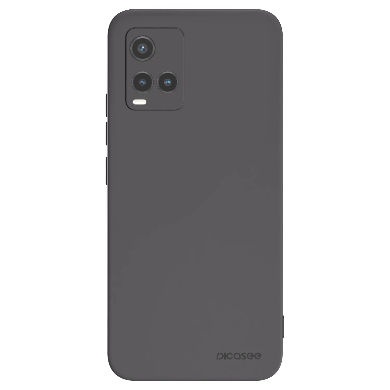 Picasee Μαύρη θήκη σιλικόνης για Vivo Y33s - Clear
