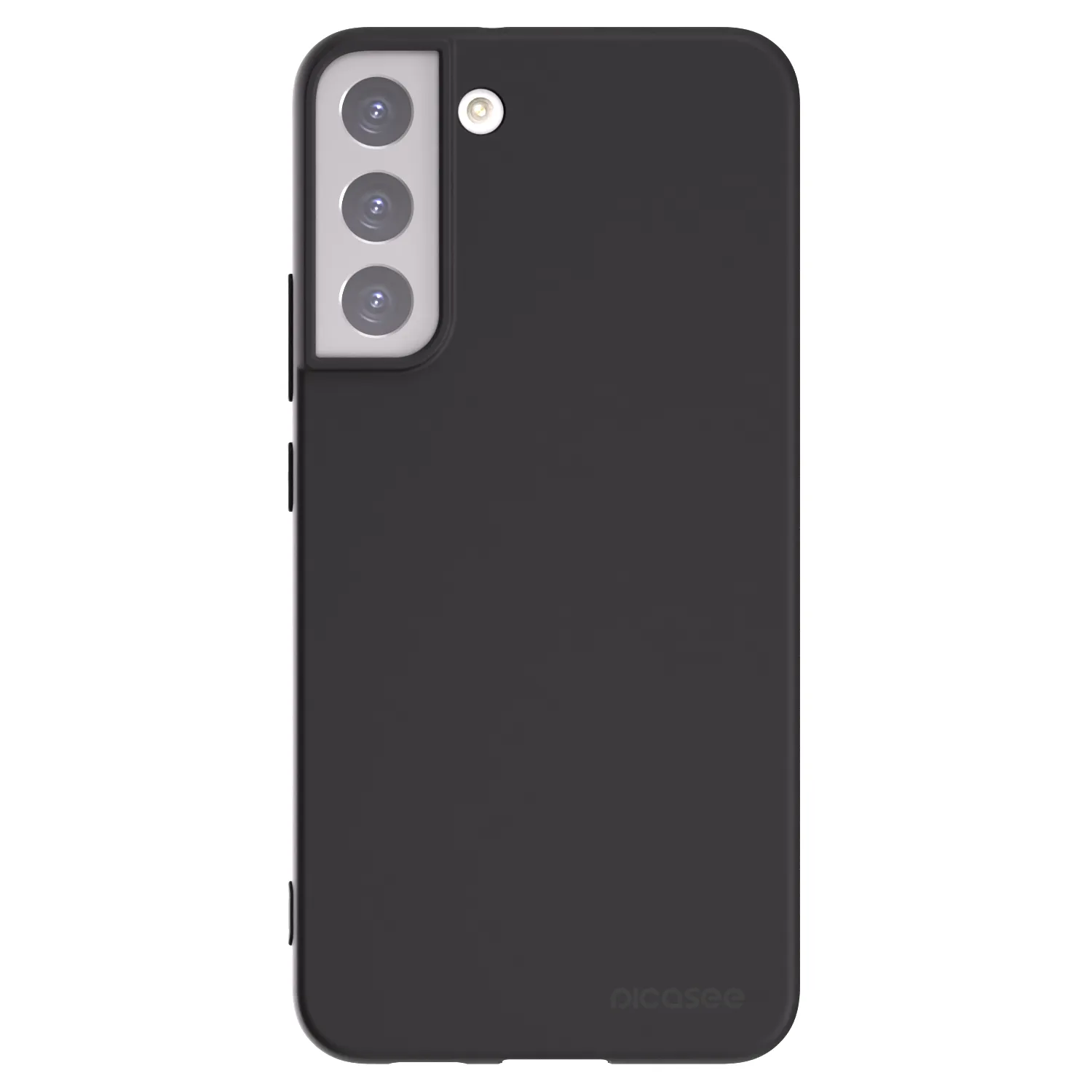 Picasee Μαύρη θήκη σιλικόνης για Samsung Galaxy S22+ 5G - Clear