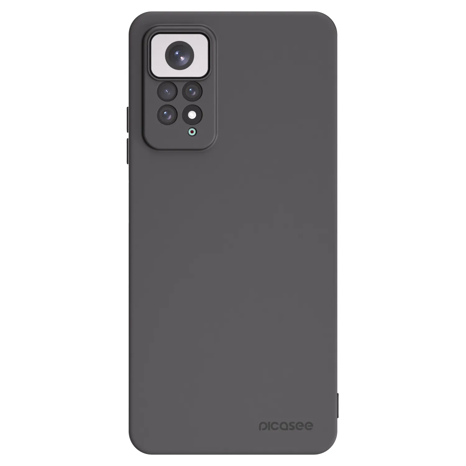 Picasee Μαύρη θήκη σιλικόνης για Xiaomi Redmi Note 11 - Clear