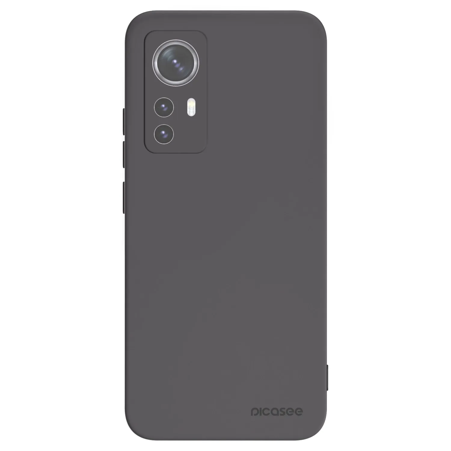 Picasee Μαύρη θήκη σιλικόνης για Xiaomi 12 - Clear