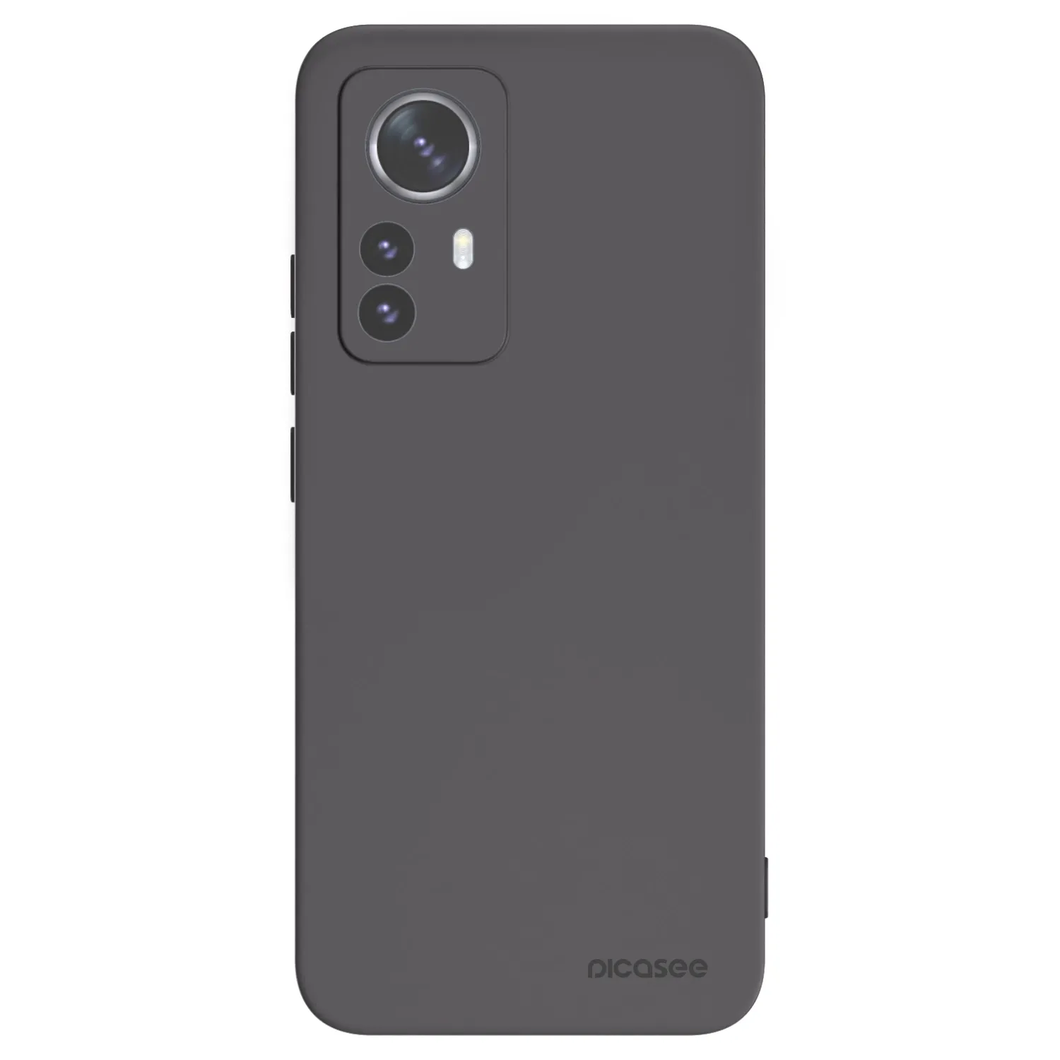 Picasee Μαύρη θήκη σιλικόνης για Xiaomi 12 Pro - Clear