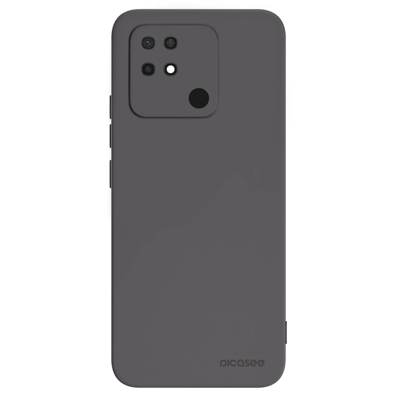 Picasee Μαύρη θήκη σιλικόνης για Xiaomi Redmi 10C - Clear