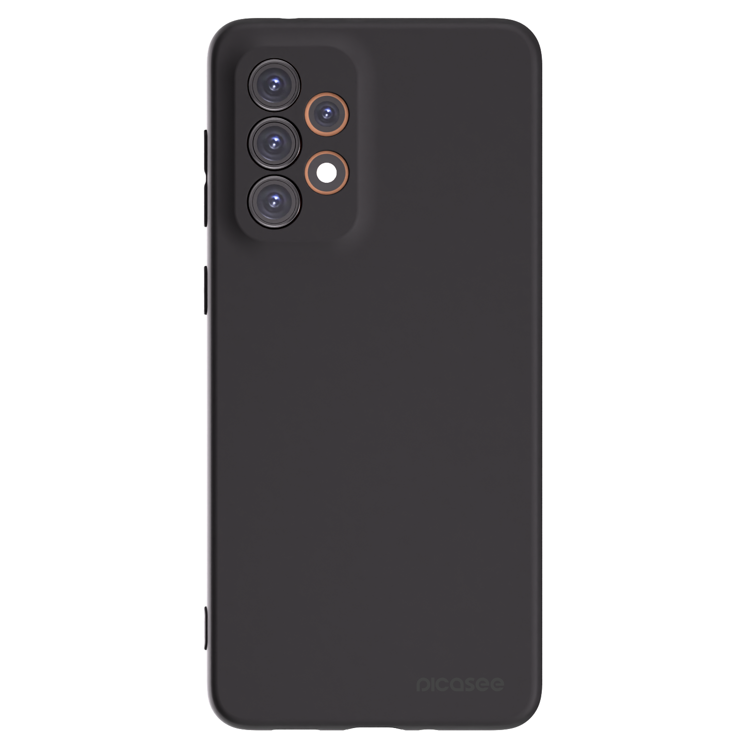 Picasee Μαύρη θήκη σιλικόνης για Samsung Galaxy A33 5G A336 - Clear
