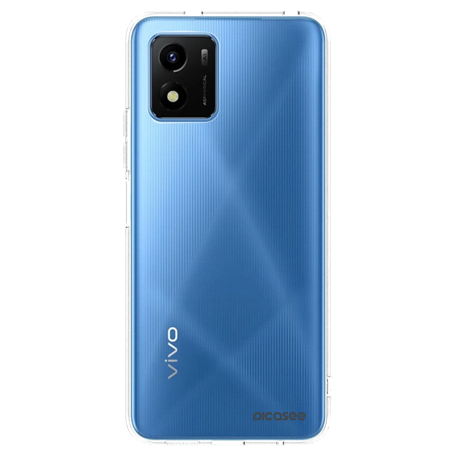Picasee διαφανής θήκη σιλικόνης Vivo Y01 - Clear
