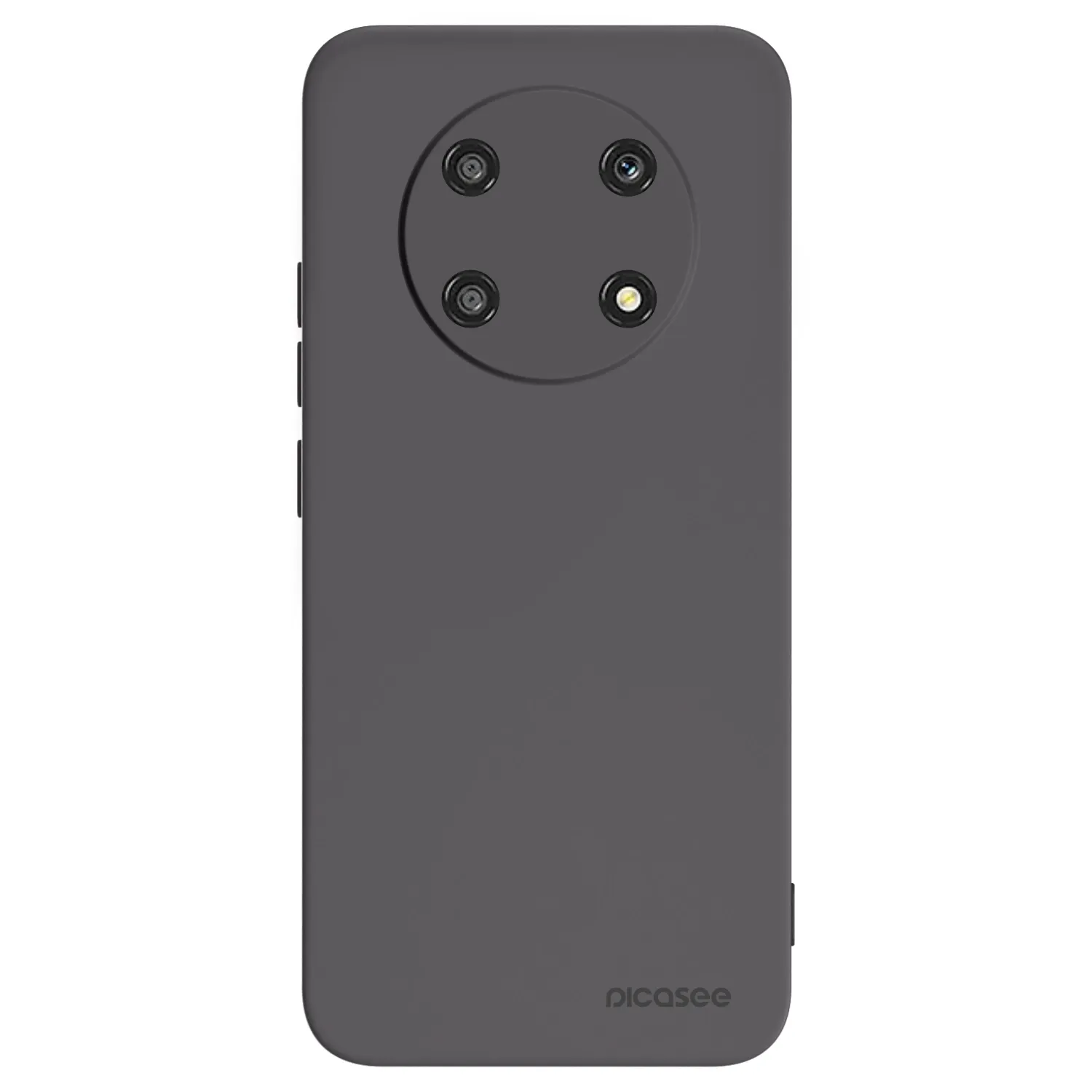 Picasee Μαύρη θήκη σιλικόνης για Honor Magic4 Lite 5G - Clear