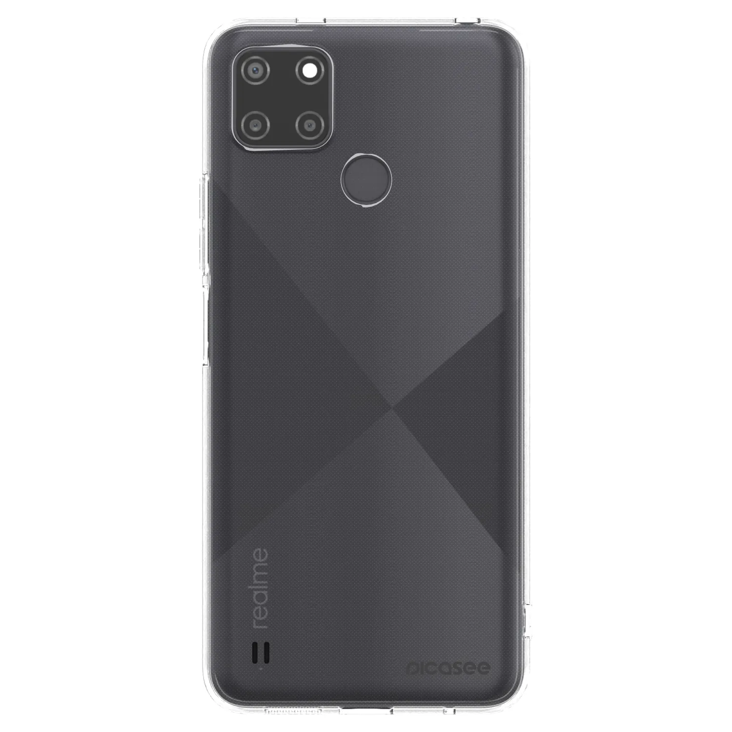 Picasee διαφανής θήκη σιλικόνης Realme C21Y - Clear